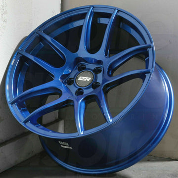 ESR CS8 Wheels 18x8.5 +30 / 18x9.5 +35 5x100 Apex Blue 18 Inch Rims Set 4
