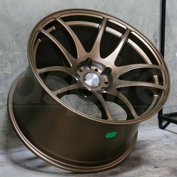 18x10.5 ESR SR08 Matte Bronze Wheels 18 Inch 5x100 +22 Concave Rims Set of 4