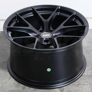 18x10.5 +22 ESR RF2 Concave Wheels 18" 5x120 Matte Black Rotary Forged Rims
