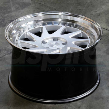 ESR SR09 Wheels 18x10.5 +22 5x114.3 Silver With Machined Lip 18" Rims Set 4