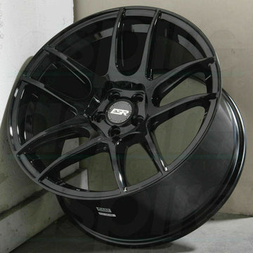 ESR CS8 Gloss Black Wheels 18x9.5 / 18x10.5 5x114.3 +15 Set of 4 Rims 18 Inch