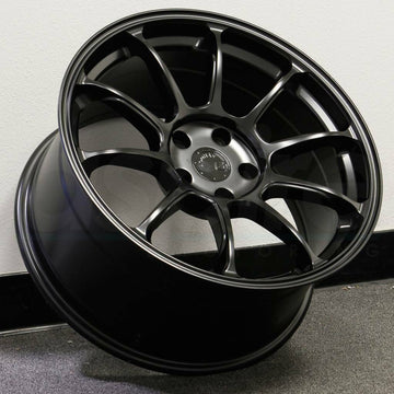 AODHAN AH06 17x9 +35 5x100 Matte Black Wheels 17" Rims (Set 4)