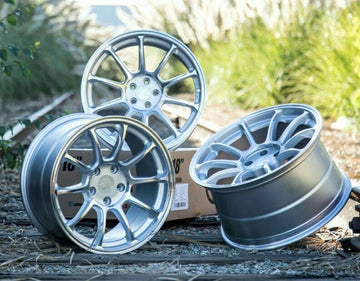 AODHAN AH06 17x9 +35 5x100 Machined Silver Wheels 17" Rims (Set 4)