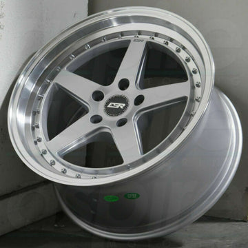 ESR CS5 Wheels 18x8.5 +30 / 18x9.5 +35 5x114.3 Hyper Silver 18 Inch Rims Set 4