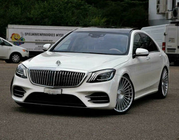 22” RF22 Silver Polished Wheels 22x9 / 22x10.5 For Mercedes S550 S63 CL550 Set 4