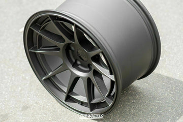 18 Inch ESR SR13 Wheels 18x10.5 +22 5x114.3 Matte Grey Concave Rims Set 4