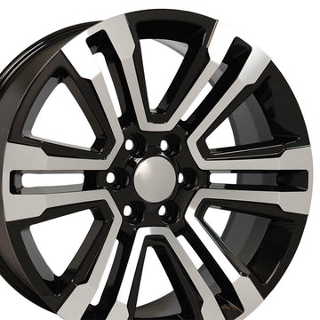 22" Wheels Fits Chevy Silverado 1500 Suburban Tahoe GMC Yukon Sierra Rims Set 4