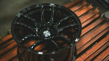 18x10.5 ESR SR08 Gloss Black Wheels 18 Inch 5X100 +22 Concave Rims Set of 4