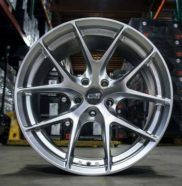 19" ESR RF2 Hyper Silver Wheels 19x8.5 +30 5x120 19 Inch Rims Set 4