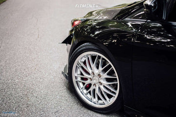 18" MRR GT1 Wheels 18x8.5 5x114.3 +35 For Nissan Maxima Honda Silver Rims Set 4