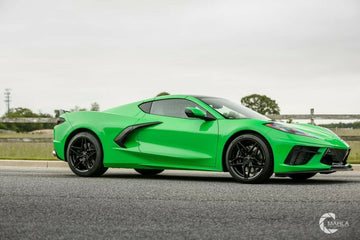 MRR M755 Black 19x8.5 / 20x11 Concave Wheels Set Fit Chevy Corvette C8 Stingray