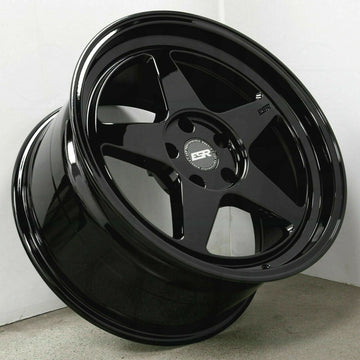 19" ESR CR5 Gloss Black Wheels 19x9 +32 / 19x10 +35 5x114.3 Rims Set 4