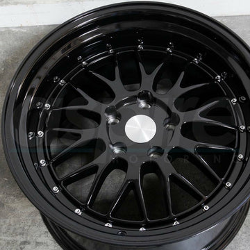ESR SR05 Gloss Black 18x9.5 +35 5x114.3 Wheels 18 Rims Set 4