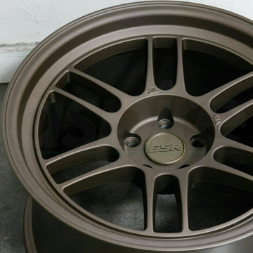 17x9 +30 5x100 ESR SR11 Wheels Matte Bronze 17 Inch Rims THREE RIMS