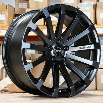 18x9.5 MRR HR9 5x112 +40 Wheels Matte Black 18" Rims Set (4)