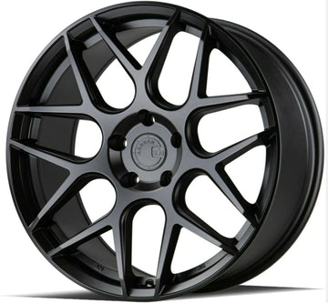 20" Aodhan AFF2 Matte Black Wheels 20x9 +30 5x120 Rims Set 4