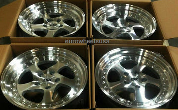 18x8.5 ESR SR02 Machined Wheels 18 Inch 5x120 Fit BMW 325 328 330 Z4 Rims