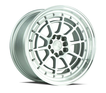 17" Aodhan Ah04 Silver Wheels 17x9 5x100 / 5x114.3 +25 (Set 4)