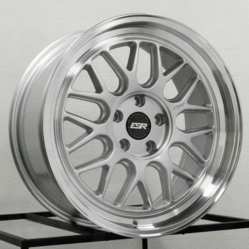 19" ESR CR1 Hyper Silver Machined Lip Wheels 19x9.0 +20 5x114.3 Rims Set 4