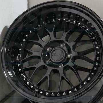 17x8.5 ESR SR01 Black Wheels 5x114.3 +30 Fit Accord Civic RSX TSX Rims Set 4