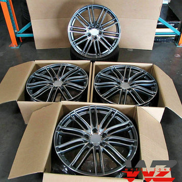 22" Wheels Fits Porsche Cayenne S GTS Touareg Audi Q7 22x10 5x130 Rims Set 4