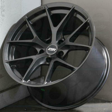 19x10.5 +22 ESR RF2 Concave Wheels 19" 5x120 Graphite Rotary Forged Rims