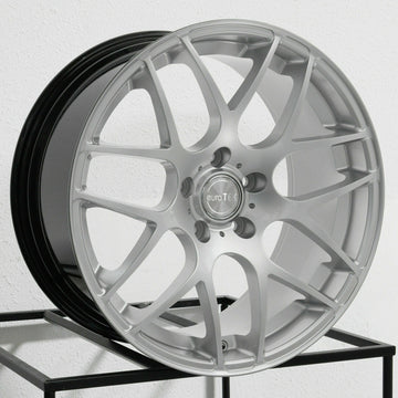 19x8.5 MRR Eurotek U02 Wheels Silver 19" 5x110 +35 Rims Set of 4