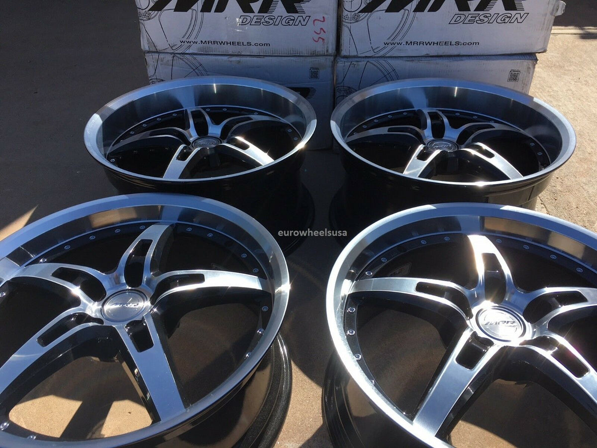 Gt5 Rims MRR GT5 WHEELS SET 19X8.5 +35/19x9.5 +40 5X114.3 DEEP DISH 19