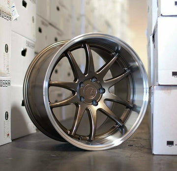 AODHAN DS02 Wheels 18x10.5 5x114.3 +15 Bronze Deep Dish 18 Inch Rims Set 4