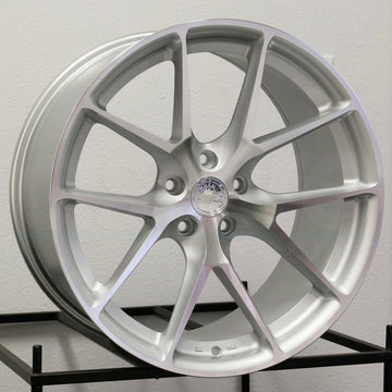 19x8.5 +35 5x120 Aodhan AFF7 19" Silver Wheels Fit BMW 325 328 330 335 Z4 Rims