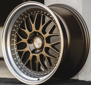 18" ESR SR01 18x9.5 18x10.5 +22 5x114.3 Matte Bronze Wheels Fit G35 G37 Coupe