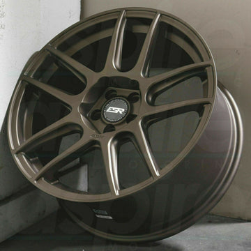 ESR CS8 Wheels 18x8.5 +30 5x100 Matte Bronze 18 Inch Rims Set 4