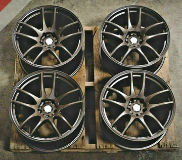 19 Inch ESR SR08 Matte Bronze Concave Wheels 19x9.5 5x114.3 +15 Rims Set 4