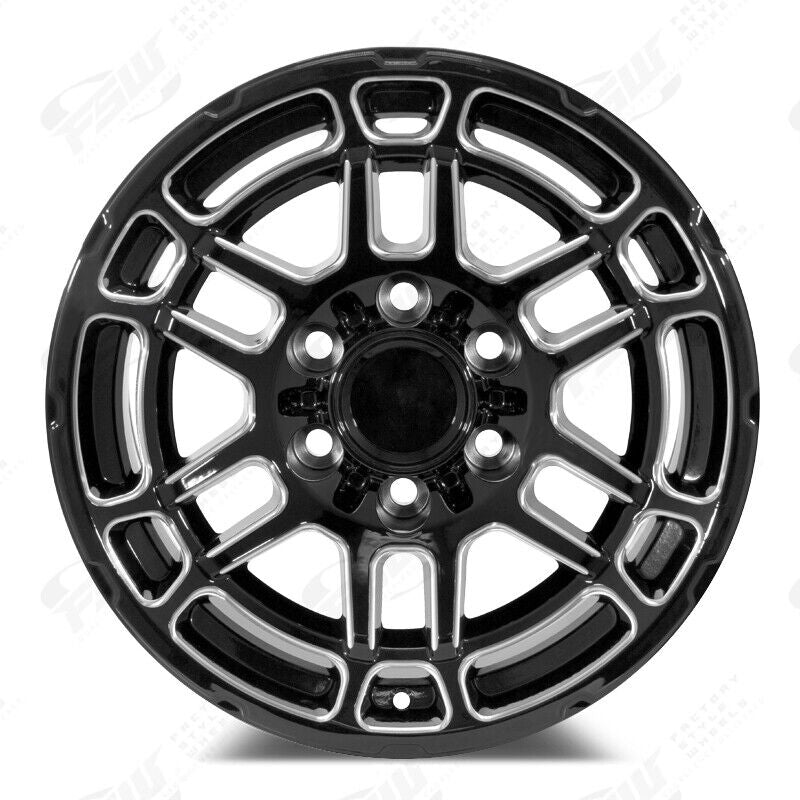 17x8.5 +0 Flow Forged Black Wheels For Toyota 4Runner Tacoma 17