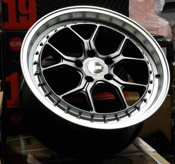 18x8.5 5x114.3 +30 ESR CS2 18" Graphite Wheels For Honda Accord Civic Lexus