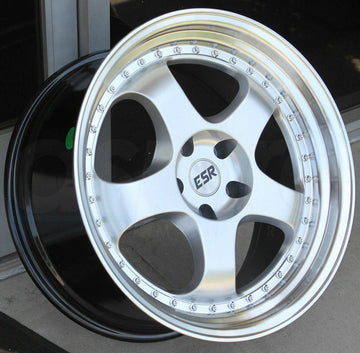 18x8.5 +30 5x120 Silver 18" ESR SR06 Wheels Fits BMW 325 328 330 Z4