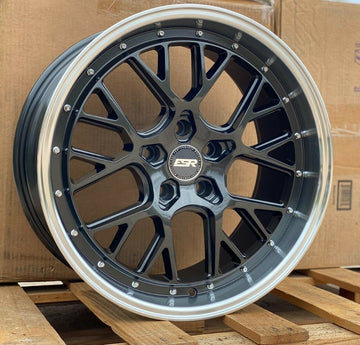 19 Inch ESR CS11 Gloss Graphite Wheels 19x8.5 +30 / 19x9.5 +35 5x120 Rims Set 4