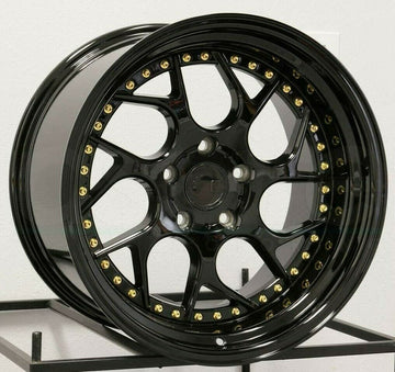 ONE SINGLE SPARE Aodhan DS01 Wheel 19x9.5 +15 5x114.3 Gloss Black