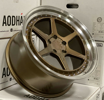Aodhan DS09 Wheels 19x9.5 +30 5x114.3 Bronze 19 Inch Rims Set 4