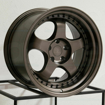 19x9.5 Matte Bronze Wheels ESR SR06 SR6 19 Inch 5x114.3 +22 (Set of 4)