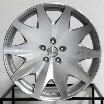 22" MRR HR3 Wheels 22x9 5x114.3 +38 Silver Machined Rims Set 4
