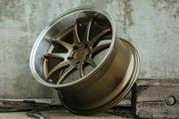 Aodhan DS02 Wheels 19x11 +15 5x114.3 Bronze 19 Inch Deep Lip Concave Rims Set 4