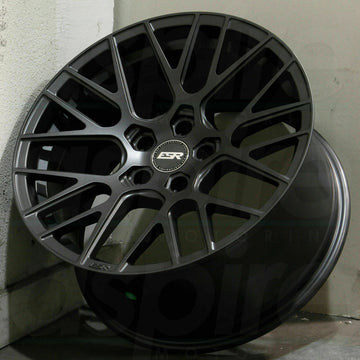ESR RF11 Gun Metal Graphite Wheels 18x8.5 +30 / 18x9.5 +35 5x120 18 Rims Set 4