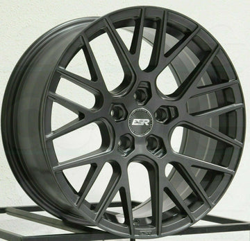 ESR RF11 Gun Metal Graphite Wheels 18x8.5 +30 5x120 18 Inch Rims Set 4