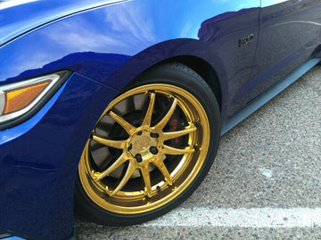 18" 18X9.5 +15 AodHan DS02 Wheels 5X114.3 Vacuum Gold Rims (Set 4)