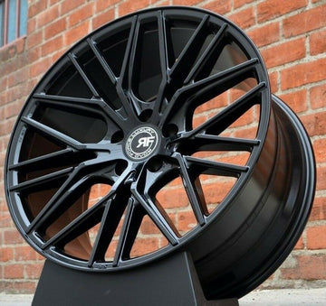 22" Road Force RF13 Gloss Black Wheels Fits BMW F01 740 750 F11 F12 640i 650i