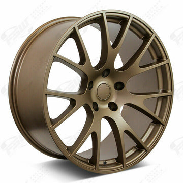 24" Bronze Wheels For Hellcat Dodge RAM 1500 Durango Dakota 24x10 5x139.7 Set 4