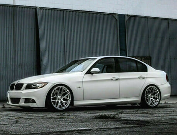 MRR GF9 Wheels 19x8.5 / 19x9.5 5x120 Fits BMW 325 328 330 335 Silver Rims Set 4