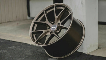18x10.5 +22 ESR RF2 Concave Wheels 18" 5x120 Bronze Rotary Forged Rims Set 4