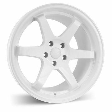 18 Inch ESR SR07 White Wheels 18x9.5 +22 5x100 Rims Set 4